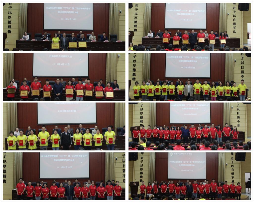 与会领导为获奖集体、个人颁奖