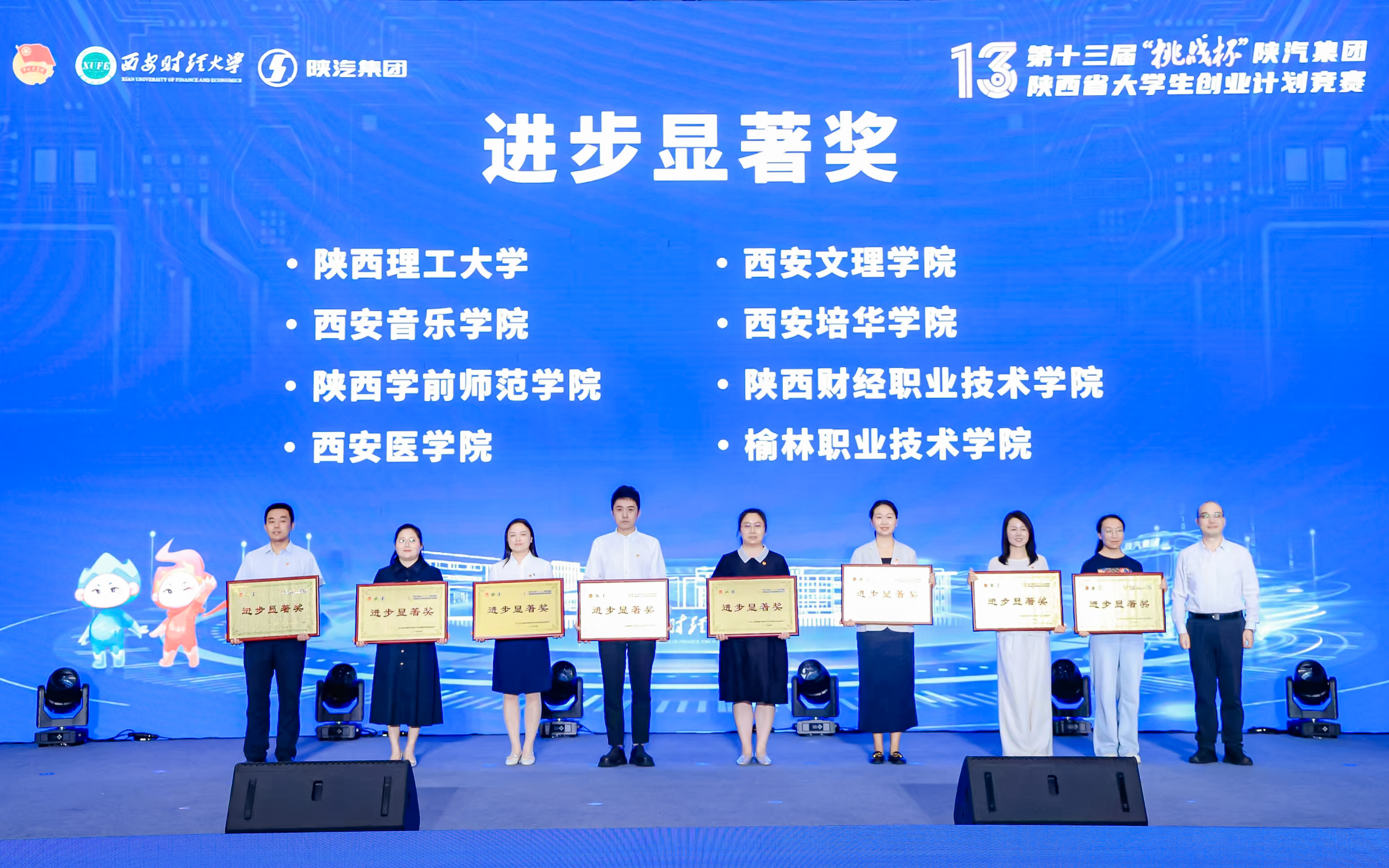 我校荣获”进步显著奖“