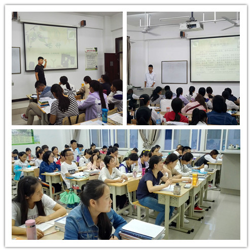 工作人员为同学们普及24节气知识